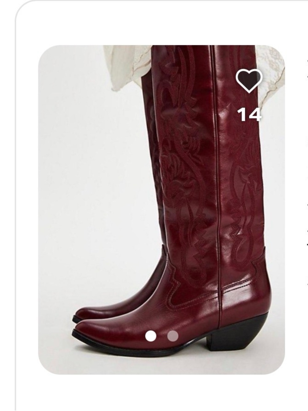 Finn tall western boots